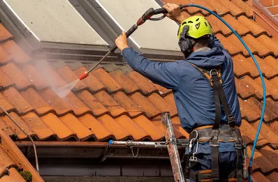 Démoussage et hydrofuge de toiture à Lanteuil